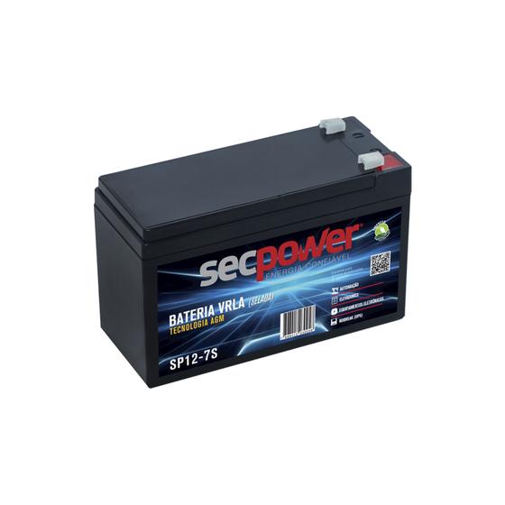 Bateria sec power sp12-7s (12v-7ah) - Fonte de Energia - Magazine Luiza
