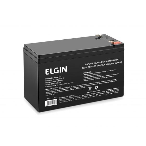 Bateria Selada 12v 7ah Elgin Vrla Alarme Cerca Elétrica Menor preço em Bateria Selada 12v 7ah Elgin Vrla Alarme Cerca Elétrica