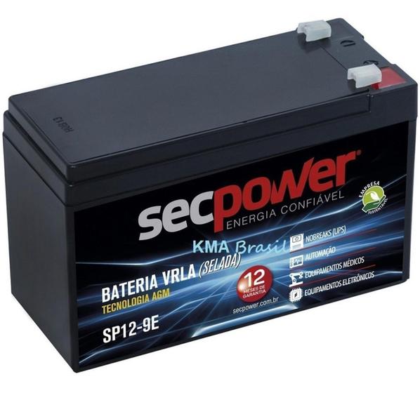 Imagem de Bateria Selada 12v 9ah para NO BREAK ,ALAMER , CERCA ELETRICA , SMS , APC.