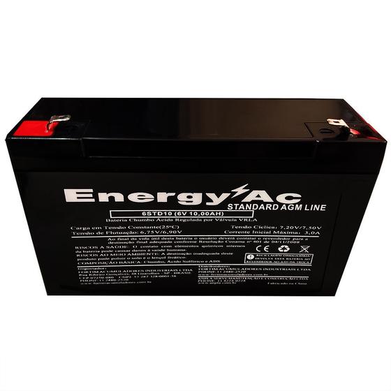 Batteria AGM 6V 12Ah Green Cell - Ricaricabile E Senza Manutenzione, Per UPS, Allarmi E Impianti Solari - Foto 14