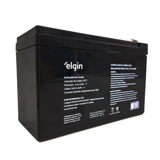 Bateria Selada Elgin, ALARF1, P/ Segurança, Alarme, Iluminação 12V 7Ah - ELE000000082315 Menor preço em Bateria Selada Elgin, ALARF1, P/ Segurança, Alarme, Iluminação 12V 7Ah - ELE000000082315