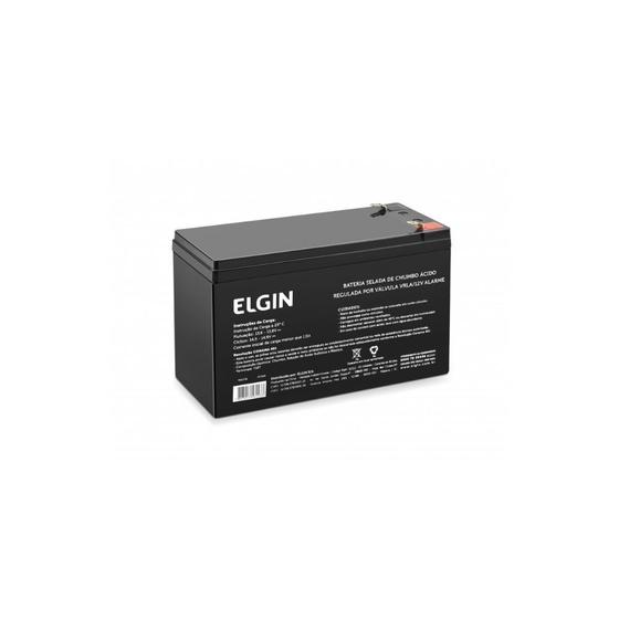 Bateria selada elgin vrla 12v alarme cerca eletrônica Menor preço em Bateria selada elgin vrla 12v alarme cerca eletrônica