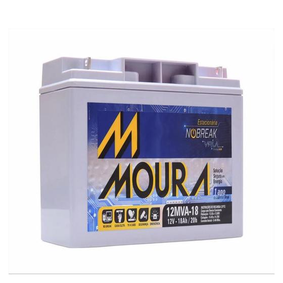 Bateria selada moura 12v 18a Menor preço em Bateria selada moura 12v 18a