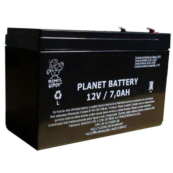 Imagem de  bateria selada planet 12v alarmes e cerca eletrica