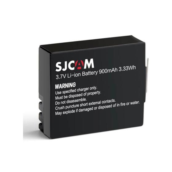 Imagem de Bateria Sjcam Recarregável Sj4000 Sj5000 M10 3,7v 900mah Para Câmeras De Ação 4k