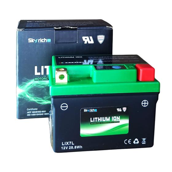 Imagem de Bateria SkyRich Lítio  LIX7L  CCA 120A YTZ7S / YTZ6V / YTZ6S / YT5LBS / YTX5LBS / YTX5L