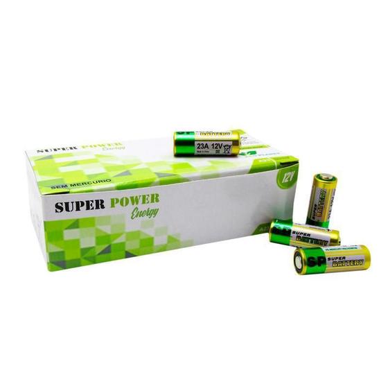 Imagem de Bateria Super Power 12V A23 Alkaline Caixa Com 50 Unidades