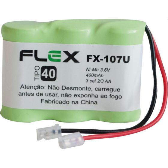 Imagem de Bateria Telefone S/ Fio 3.6V 400MAH PLUG Univer - Planeta Criança