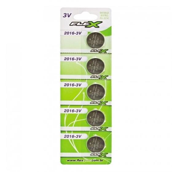 Imagem de Bateria Tipo Botao Mod. Flex Fx-2016-3V C/5