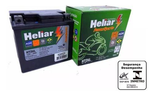 Imagem de Bateria Titan/biz/outras  Heliar Htz6l