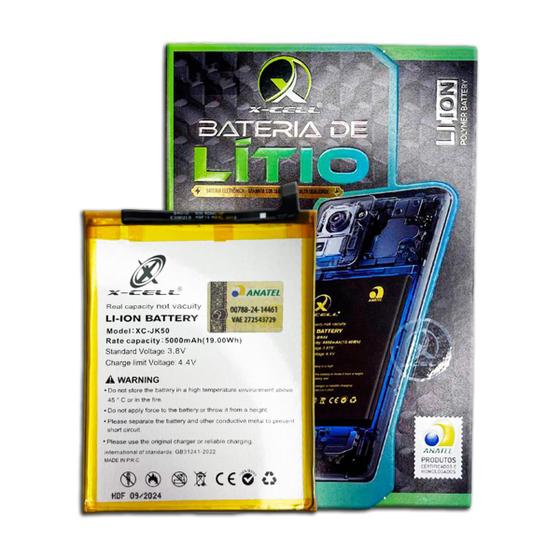 Imagem de Bateria X-Cell compatível com Motorola Moto E7 Power / E7 Plus / G7 Power / G9 Plus / G10 JK50