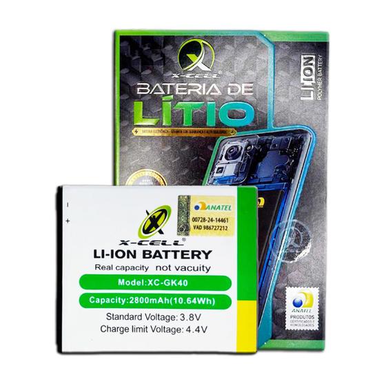Imagem de Bateria X-Cell compatível com Motorola Moto G4 Play / G5 / E3 / E4 GK40