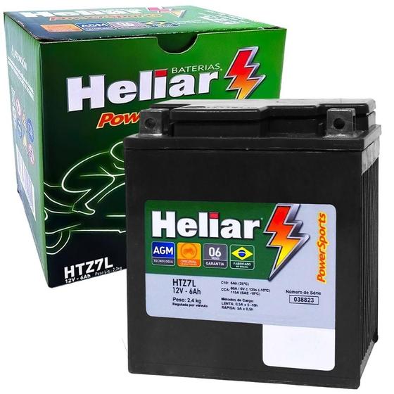 Bateria Yamaha YS 250 Fazer PowerSports Selada 6Ah 12V Menor preço em Bateria Yamaha YS 250 Fazer PowerSports Selada 6Ah 12V