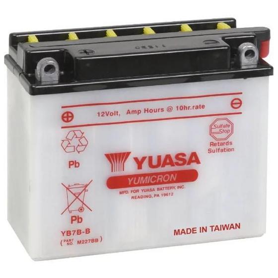 Imagem de Bateria Yuasa YB7B-B Neo115 XR200 CBX200 Strada NX350 Sahara