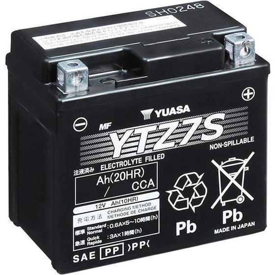 Bateria Yuasa YTZ7S CBR1000RR PCX150 XRE300 CRF450 ZX10R R1 Menor preço em Bateria Yuasa YTZ7S CBR1000RR PCX150 XRE300 CRF450 ZX10R R1