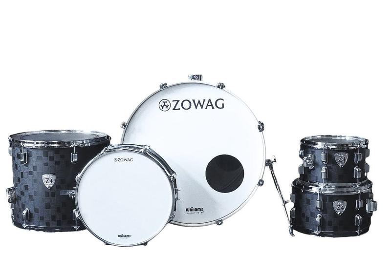 Imagem de Bateria ZOWAG Z4 MROCKS Shell Pack 4 Pcs Birch Wood 22 Black Saquare