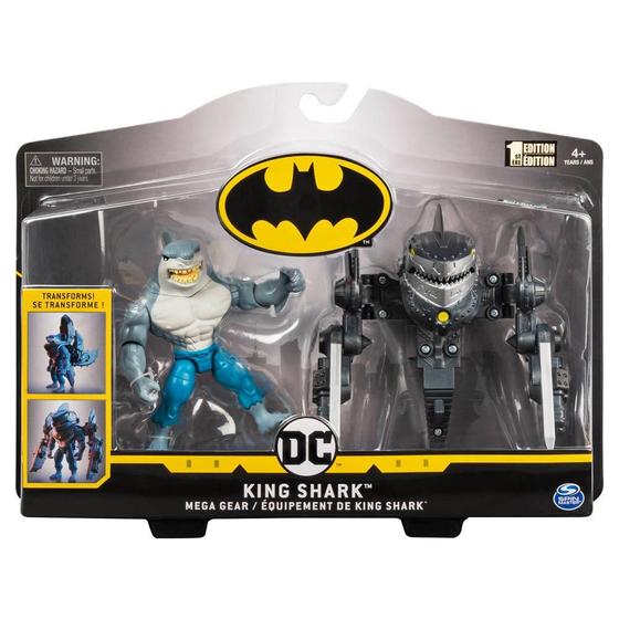 Batman - Figura de Luxo 10 cm com armadura King Shark Batman - Figura de Luxo 10 cm com armadura King Shark