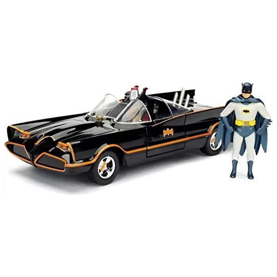 Imagem de Batmóvel 1966 Classic TV Series C/ Figura Batman 1:24 Jada Toys