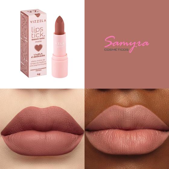 Imagem de Batom Bala Matte Lipstick -Vizzela