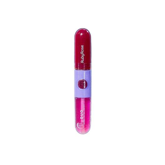 Imagem de Batom + Gloss Liquido Duo Mood Ruby Rose
