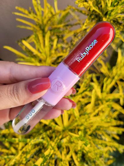 Imagem de Batom Gloss Líquido Duo Ruby Rose