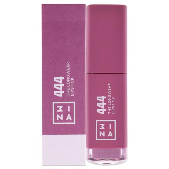 Imagem de Batom líquido 3INA Longwear 444 Lilac 6mL com acabamento fosco