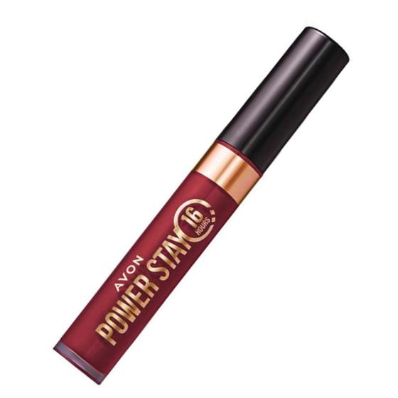 Imagem de Batom Liquido Avon Power Stay 16h 6ml Marrom Ruby