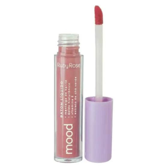 Imagem de Batom Líquido Cor Marrom Happiness Ruby Rose Gloss Labial