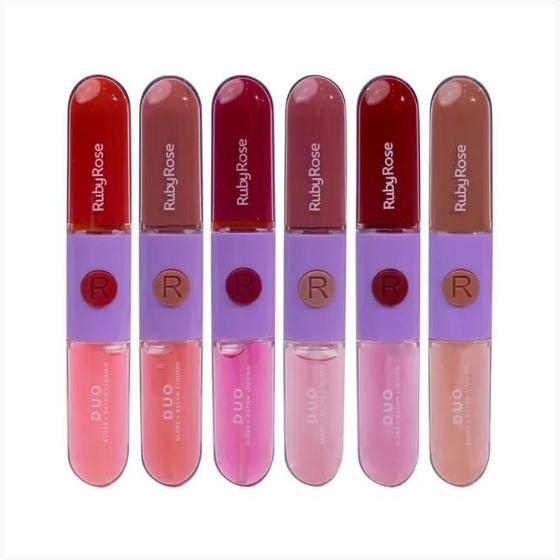 Imagem de Batom Líquido e Gloss Duo - RUBY ROSE