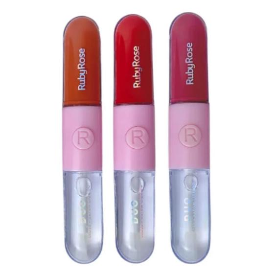 Imagem de Batom Líquido e Gloss Duo - Ruby Rose