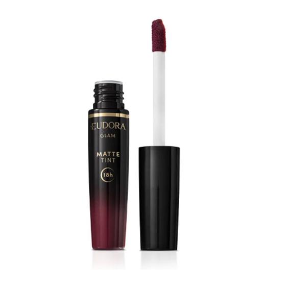 Imagem de Batom Líquido Eudora Vinho Sublime Glam Matte Tint 4g