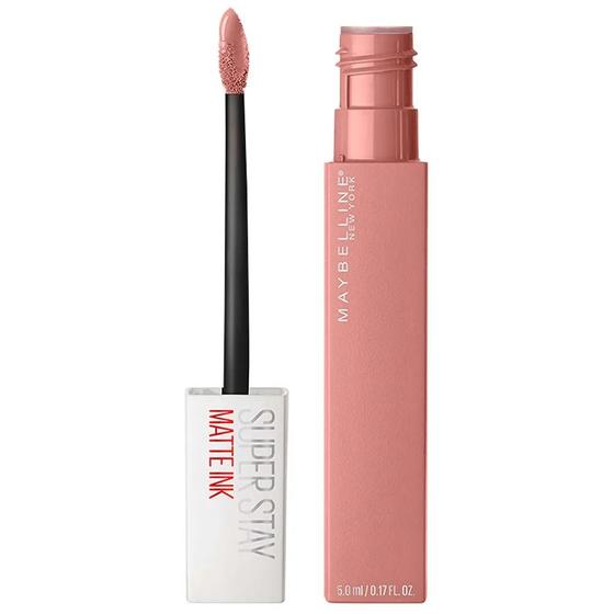 Imagem de Batom Líquido Longa Duração Maybelline SuperStay Matte Ink - Poet