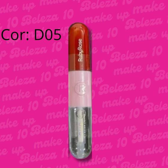 Imagem de Batom líquido matte e gloss duo - ruby rose