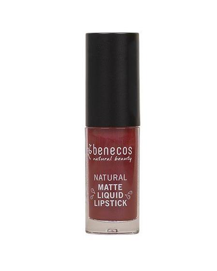 Imagem de Batom líquido matte natural e vegano 5ml - bloody berry - benecos