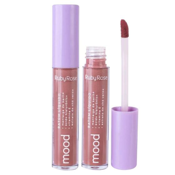 Imagem de Batom Liquido Ruby Rose Mood Empathy 10 3,2ml