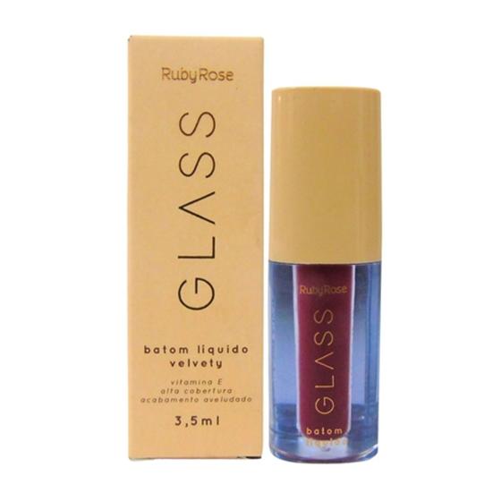 Imagem de Batom Líquido Velvety Glass 3,5ml - Ruby Rose