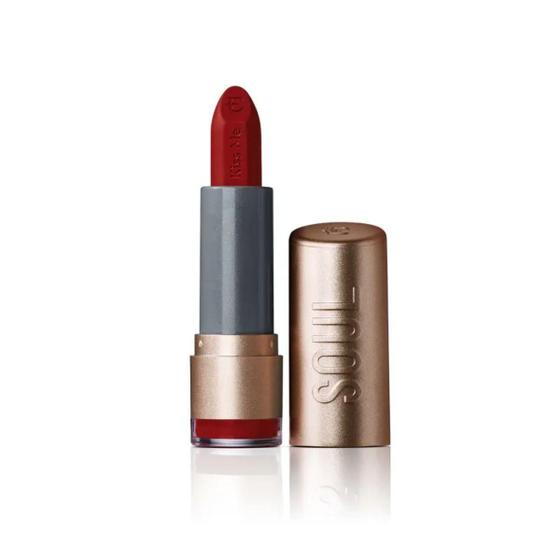 Imagem de Batom Matte Eudora Soul Kiss Me Vermelho Paparzi 3,7G