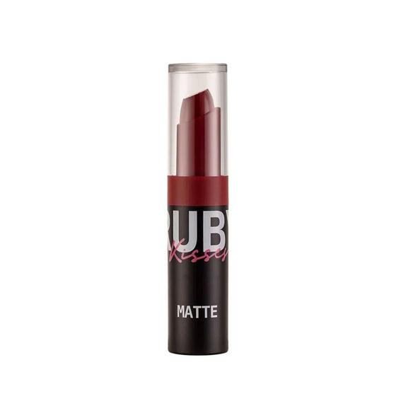 Imagem de Batom matte kiss red ruby kisses rmls07b
