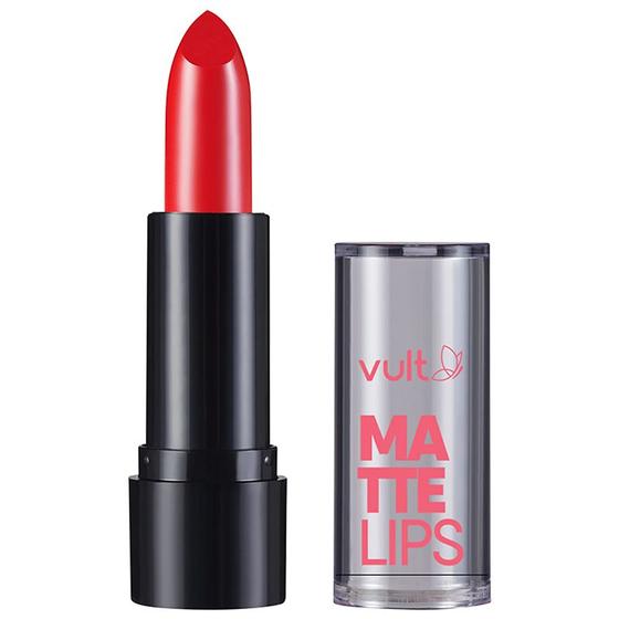Imagem de Batom Matte Lips Vult - vermelho real