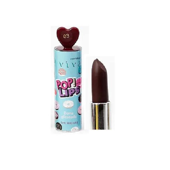 Imagem de Batom Matte Vivai Pop Lips de Amor 3,8g - 6 Cores