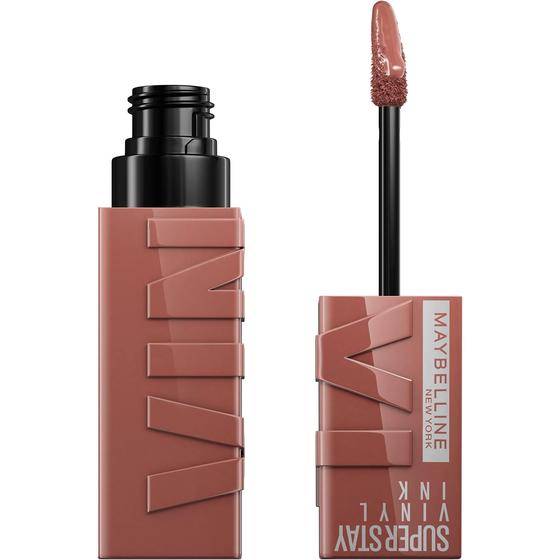 Imagem de Batom Maybelline Super Stay Vinyl Ink Longwear Nude 4ml