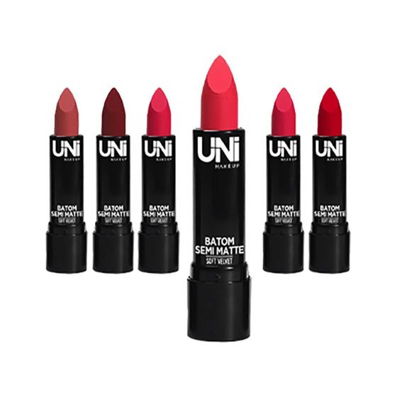 Imagem de Batom Semi Matte Unimake - Item Sortido