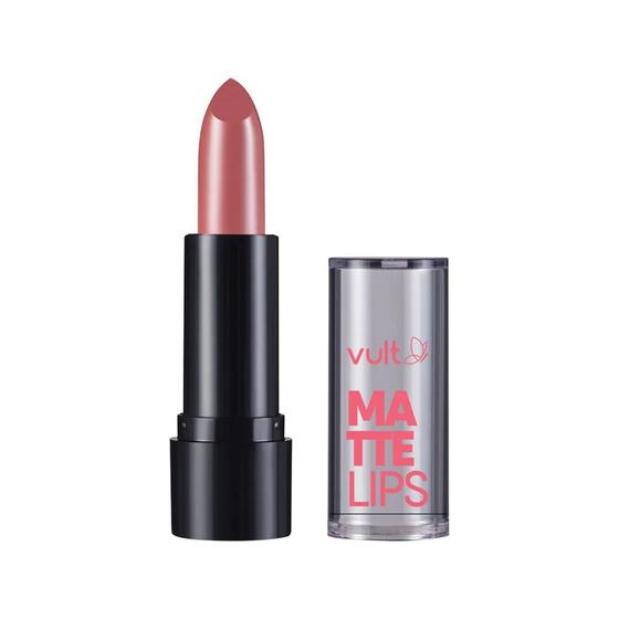 Imagem de Batom Vegano Matte Lips Cor Rose 3,8g Vult