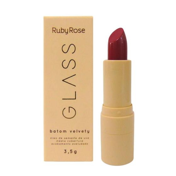 Imagem de Batom Velvety Ruby Rose Glass Bg04 3,5G