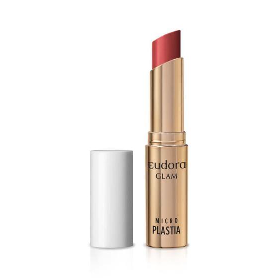 Imagem de Batom Vermelho Ruby Eudora Glam Microplastia 3,3g