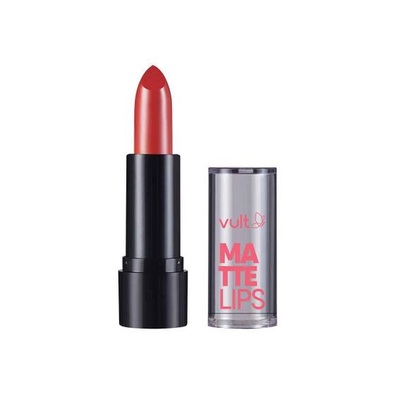 Imagem de Batom Vult Matte Lips Vermelho Carmim 4g