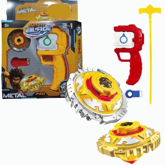 Imagem de Battle Blades Pro Pack Amarelo 2 em 1 Metal Multikids Br1996