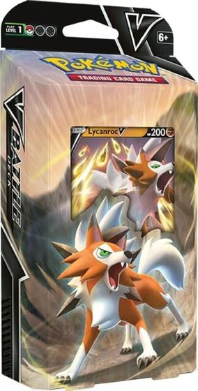 Imagem de Battle Deck Pokémon Crashing Fangs Lycanroc V com acesso.