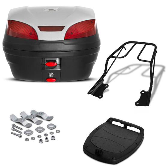 Imagem de Baú 30 Litros Pro Tork Smartbox 3 + Bagageiro Fazer 250 2009 - 2014