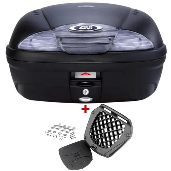 Imagem de Bau Bauleto Givi 45 Litros E450nt Monolock Simply Lente Fumê